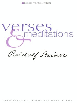 cover image of Verses and Meditations
